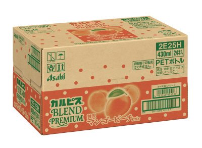 「カルピス（Ｒ）　ＢＬＥＮＤ　ＰＲＥＭＩＵＭ　贅沢マンゴーピーチｍｉｘ」