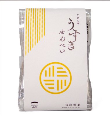 生姜の幸 うすきせんべい・曲型（薄焼き）