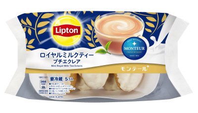 リプトン・ロイヤルミルクティープチエクレア