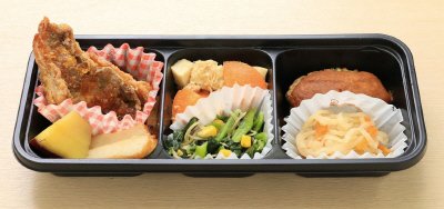 めばるの揚げびたし・ハンバーグデミグラスソース