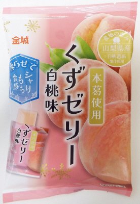 くずゼリー　白桃味