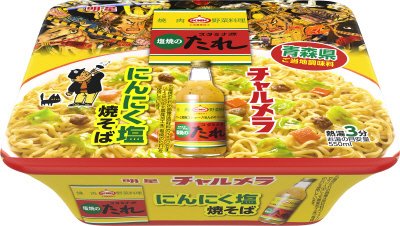 チャルメラ　青森スタミナ源たれ　にんにく塩焼そば　ケース