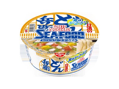 日清のどん兵衛　カップヌードルシーフードうどん