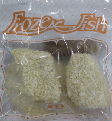 （冷凍食品）かじきカツレツ（オニオンしょうゆ味）