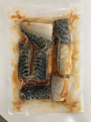 骨取りさばの照り焼き