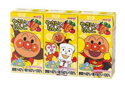 明治それいけ！アンパンマンのやさいとりんご