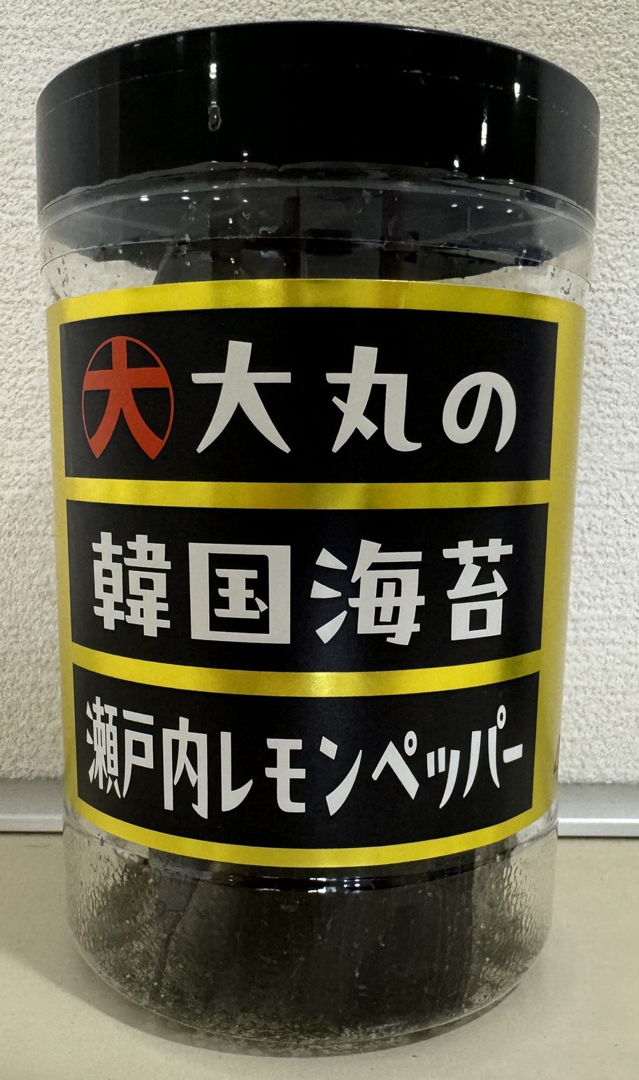 大丸の韓国海苔　瀬戸内レモンペッパー　卓上40枚