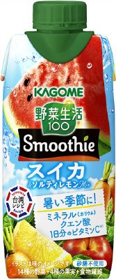 野菜生活１００　Ｓｍｏｏｔｈｉｅ　スイカ＆ソルティレモンＭｉｘ