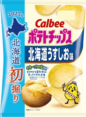 北海道初掘りポテトチップス北海道うすしお味