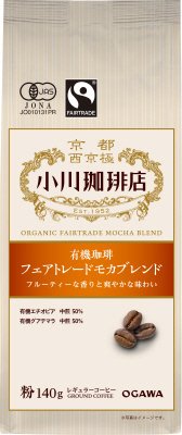 小川珈琲店 有機珈琲 フェアトレードモカブレンド 粉