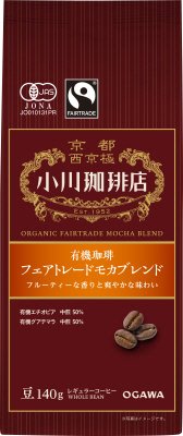 小川珈琲店 有機珈琲 フェアトレードモカブレンド 豆