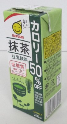 豆乳飲料　抹茶カロリー５０％ＯＦＦ