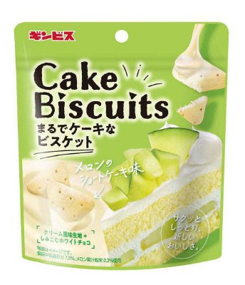 まるでケーキなビスケット　メロンのショートケーキ味