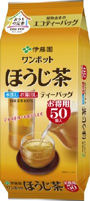 ワンポットエコティーバッグほうじ茶５０袋