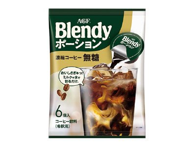 「ブレンディ」ポーション　濃縮コーヒー　無糖６個