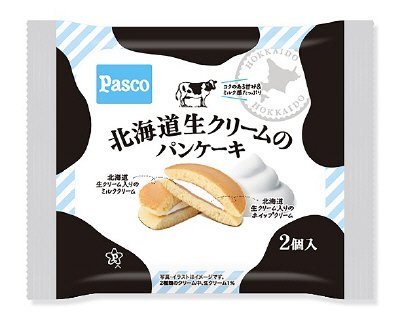 北海道生クリームのパンケーキ入