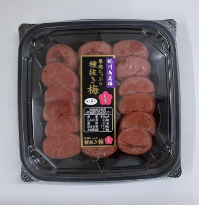 紀州南高梅果肉たっぷり種抜き梅しそ180ｇ