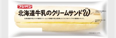 北海道牛乳のクリームサンドW
