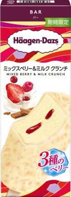 バー　ミックスベリー&ミルク クランチ