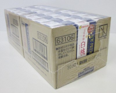 ひとつ上の豆乳 豆乳飲料　白桃