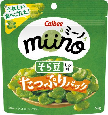 ｍｉｉｎｏそら豆しお味たっぷりパック