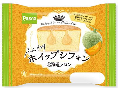 ふんわりホイップシフォン　北海道メロン