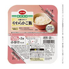 やわらかご飯　小盛りタイプ（富山県産こしひかり使用）