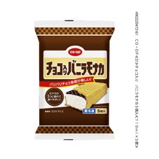 チョコ入り　バニラモナカ