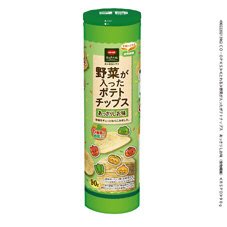 野菜が入ったポテトチップス　あっさりしお味（食物繊維）