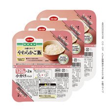 やわらかご飯　小盛りタイプ（富山県産こしひかり使用）