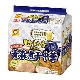 屋台十八番　なま味青森煮干中華　５食パック