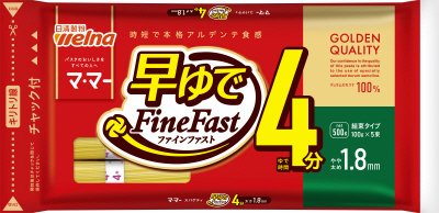 マ・マー　早ゆでスパゲティ　ＦｉｎｅＦａｓｔ　１．８ｍｍ　チャック付結束タイプ