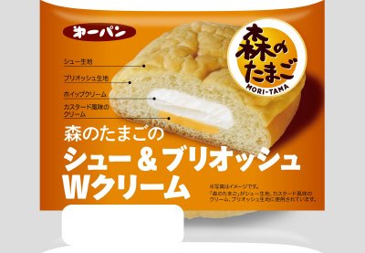 森のたまごのシュー&ブリオッシュ　Ｗクリーム