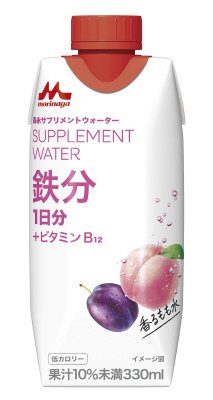 森永サプリメントウォーター　１日分の鉄分　香るもも水
