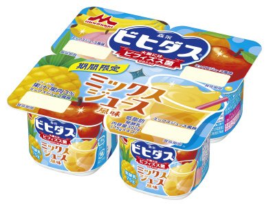 ビヒダスヨーグルト　ミックスジュース風味　４ポット