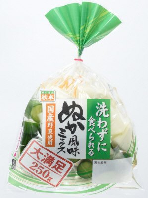 洗わずに食べられるぬか風味ミックス大満足