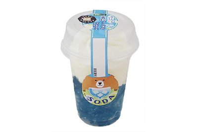 青いソーダのパルフェ