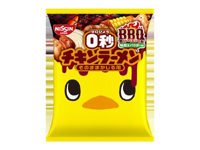 ０秒チキンラーメン　ＢＢＱ味パウダー付