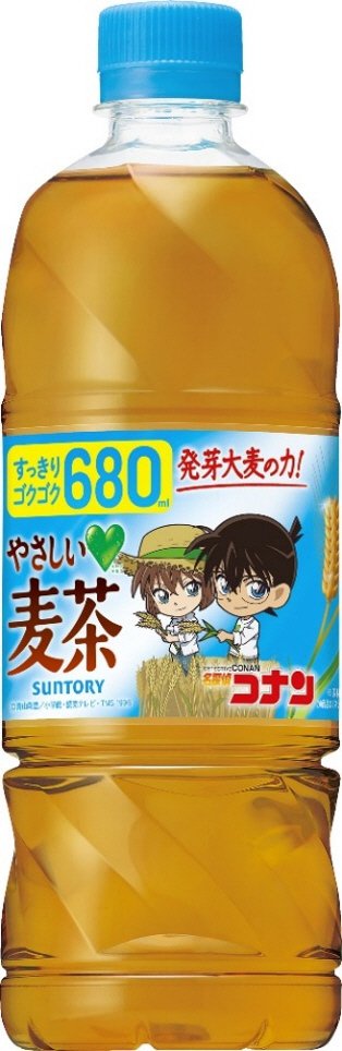 サントリー　ＧＲＥＥＮ　ＤＡ・ＫＡ・ＲＡやさしい麦茶ペット　コナンボトル