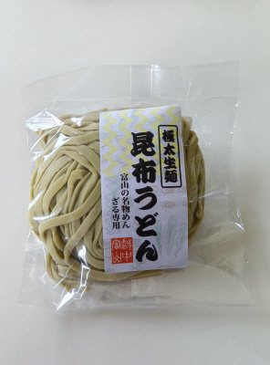 極太生麺　昆布うどん