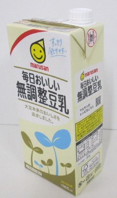 毎日おいしい無調整豆乳