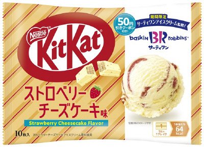 キットカット　３１コラボ　ストロベリーチーズケーキ味