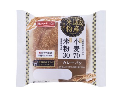 国産小麦７０米粉３０カレ－パン