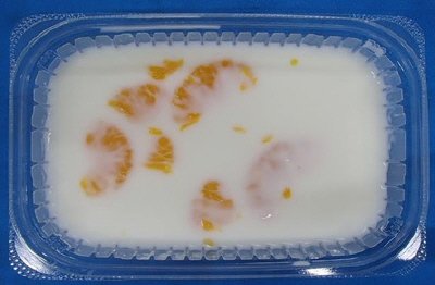 北海道産牛乳使用の牛乳寒天（みかん入り）増量