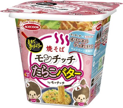 たらこバター味焼そばモッチッチ