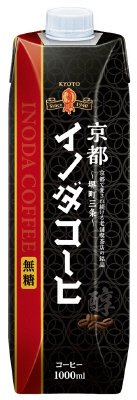 京都イノダコーヒ　リキッドコーヒー　無糖　テトラプリズマ