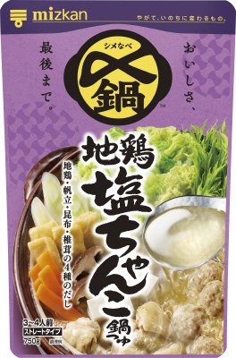ミツカン　〆まで美味しい地鶏塩ちゃんこ鍋つゆ　ストレート