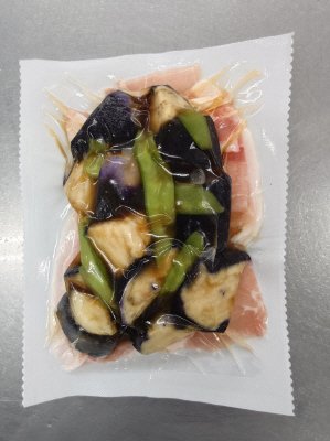 豚ロースと茄子の甘酢炒め