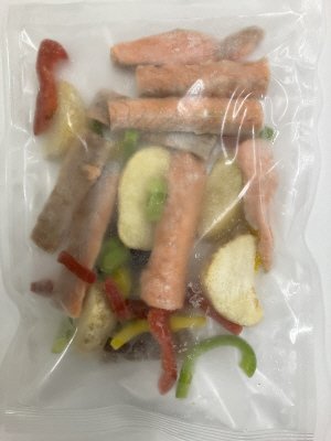 玉ねぎをぷらす！骨とりサ－モンとポテトの和風あんかけ炒め