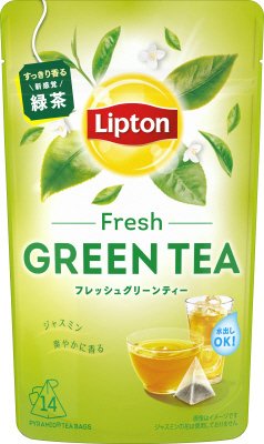 リプトン　グリーンティー　フレッシュ　ティーバッグ　１４袋